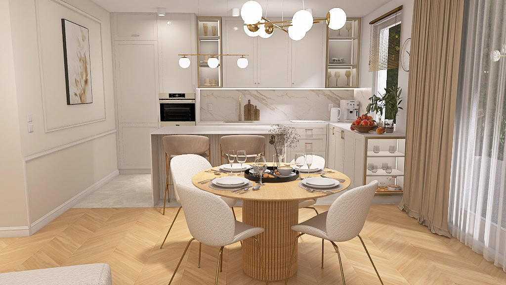 Klimatyczne i funkcjonalne wnętrza domu.